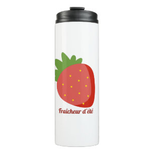 Erdbeere Sommerfrische Thermosbecher