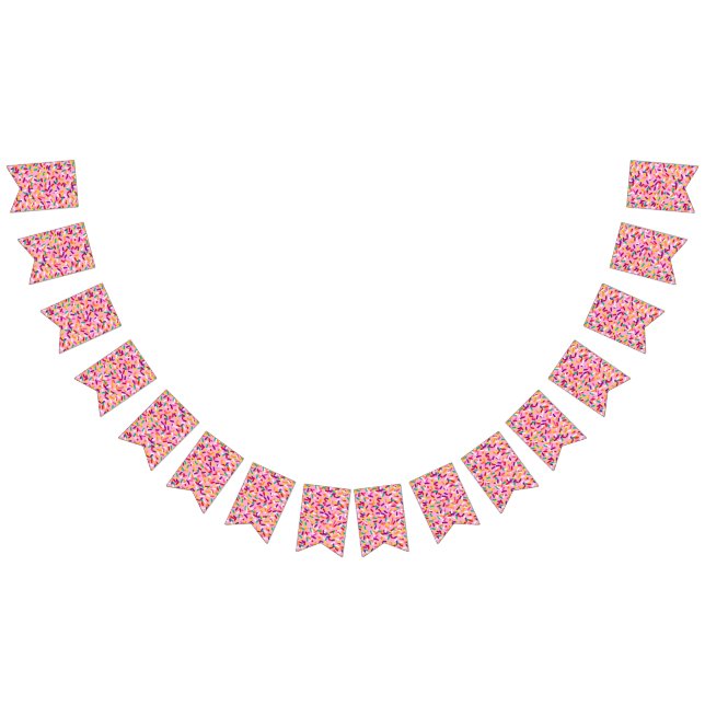 Erdbeere Sprinkles Wimpelkette (Alle)