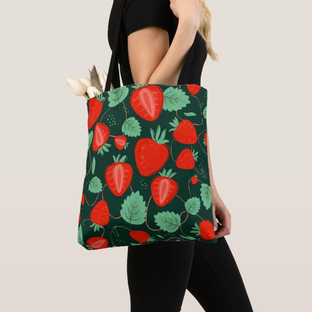 Erdbeere Tasche (Von Nahem)