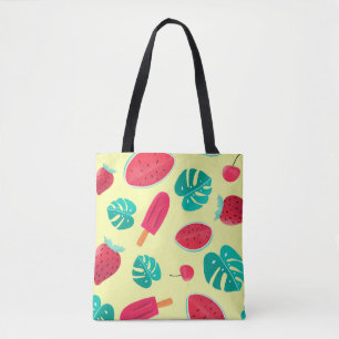 Erdbeere von Wassermelonen Blätter Tasche