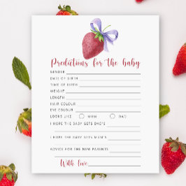 Erdbeere - Vorhersagen und Ratschläge für Säugling