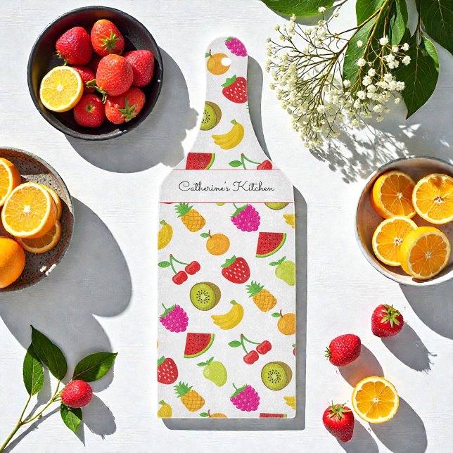 Erdbeere Watermelon Fruchtmuster Schnittboard Schneidebrett (Von Creator hochgeladen)