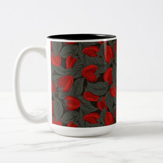 Erdbeere Zweifarbige Tasse (Links)