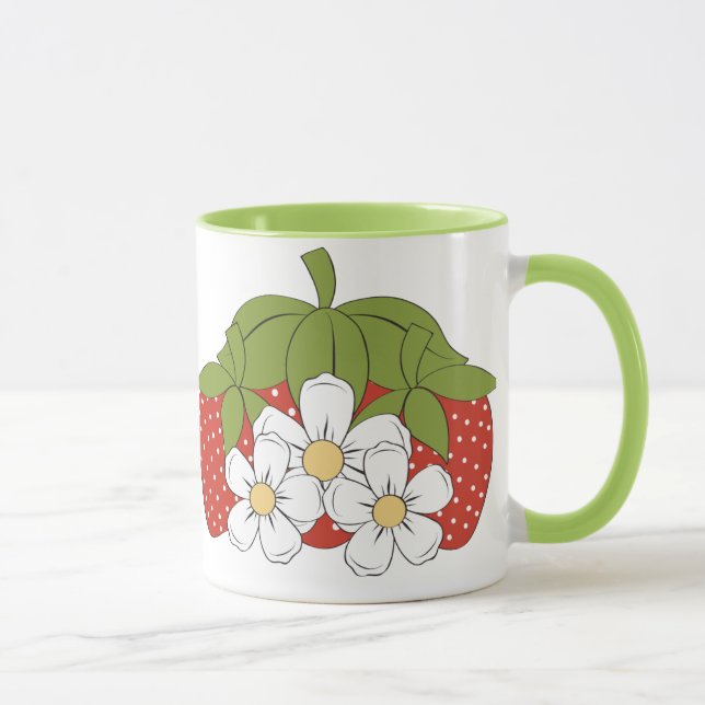 Erdbeeren 3 Tasse (Rechts)