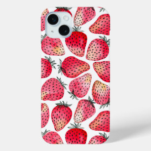 Erdbeeren, Aquarell und Tinte Case-Mate iPhone Hülle