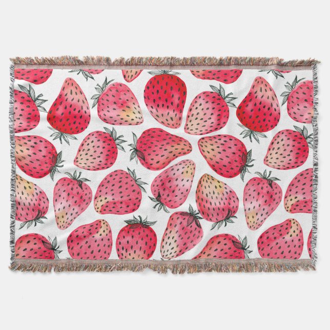 Erdbeeren, Aquarell und Tinte Decke (Vorderseite)
