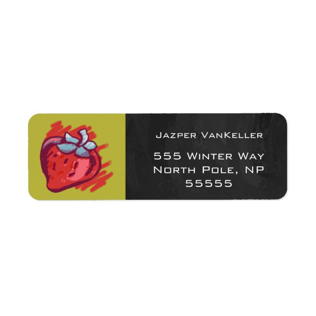 Erdbeeren auf Gold-Handwerksartikeln (Vorne)