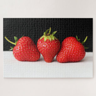 Erdbeeren auf schwarz-weiß 20x30 1014pc jpa