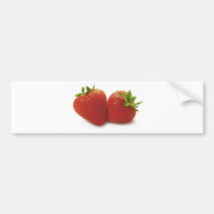 Erdbeeren Autoaufkleber