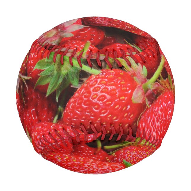 Erdbeeren Baseball (Vorderseite)