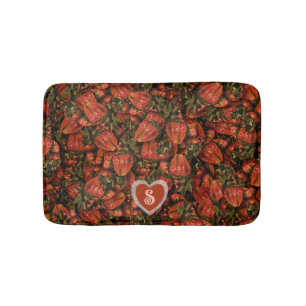 Erdbeeren Bath Mat Badematte