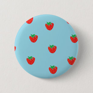 Erdbeeren blau button