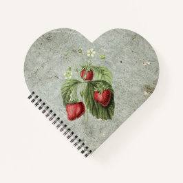 Erdbeeren, Blume und Früchte Notizbuch