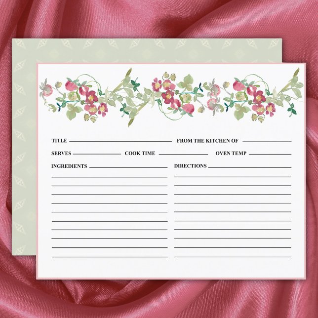 Erdbeeren Brautparty Rezept-Karte (Von Creator hochgeladen)