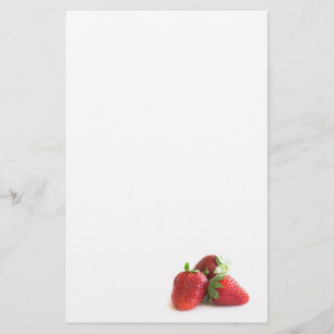 Erdbeeren Briefpapier