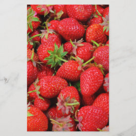 Erdbeeren Briefpapier