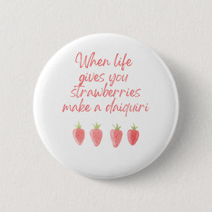 Erdbeeren-Button Button