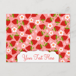 Erdbeeren Custom Postcard Postkarte