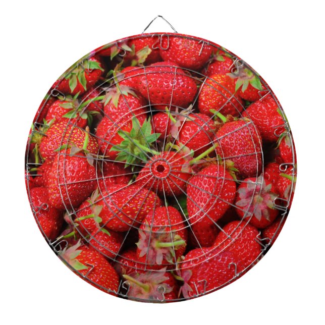 Erdbeeren Dartscheibe (vorne)