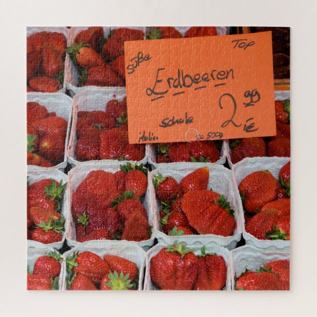 Erdbeeren - Erdbeeren - Deutscher Markt - 20x20 (Vertikal)