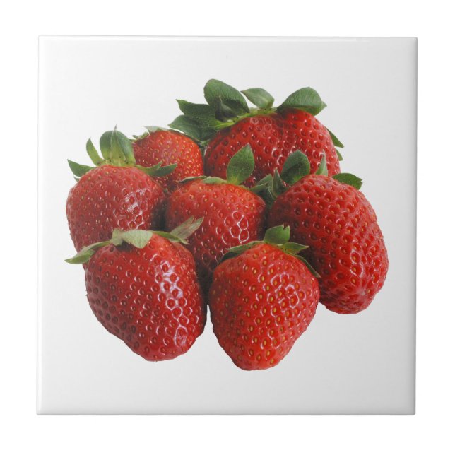 Erdbeeren Fliese (Vorderseite)