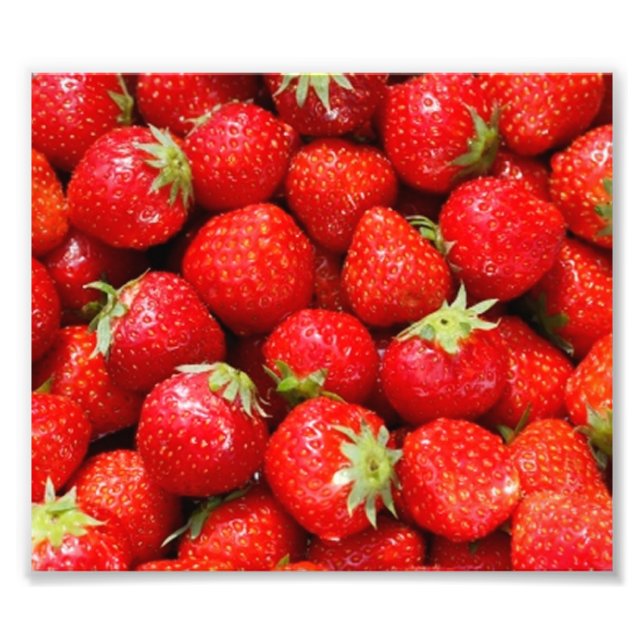 Erdbeeren Fotodruck (Vorne)