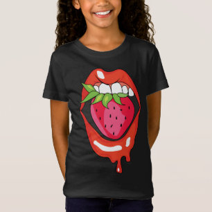 Erdbeeren Früchte gesund leckeres Sommerobst Ve T-Shirt