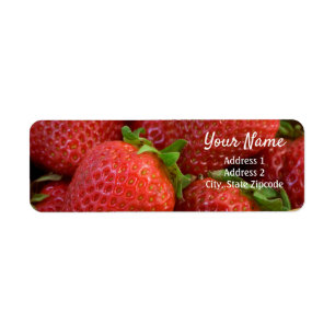 Erdbeeren geben Adressenkennzeichen zurück