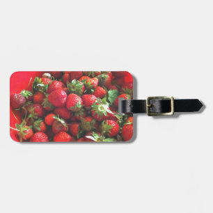 Erdbeeren Gepäckanhänger