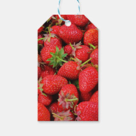 Erdbeeren Geschenkanhänger