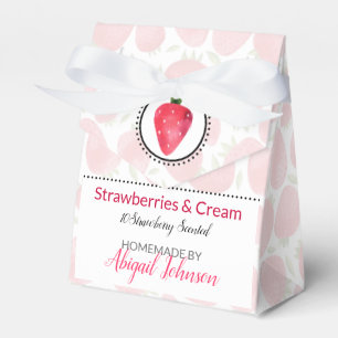Erdbeeren hausgemachte Bath & Body-Geschenkverpack Geschenkschachtel