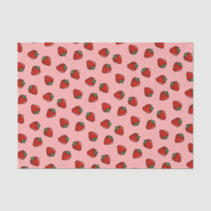 Erdbeeren Icon Muster Gewebe Papier