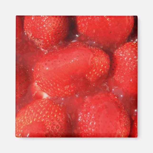 Erdbeeren in Jelly Magnet (Vorne)