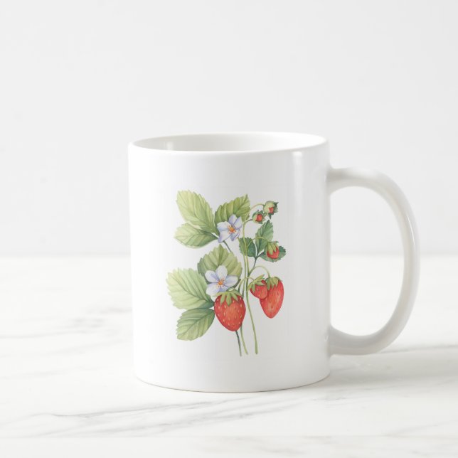 Erdbeeren Kaffeetasse (Rechts)