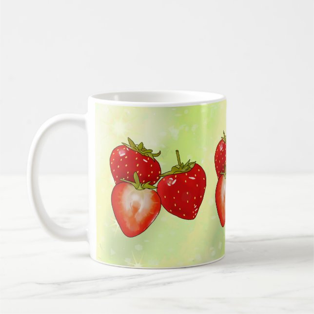Erdbeeren  kaffeetasse (Links)