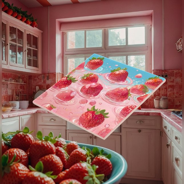 Erdbeeren Keramikfliese (Von Creator hochgeladen)
