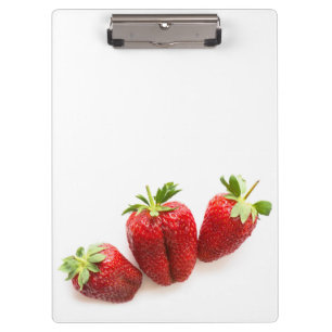 Erdbeeren Klemmbrett