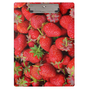 Erdbeeren Klemmbrett