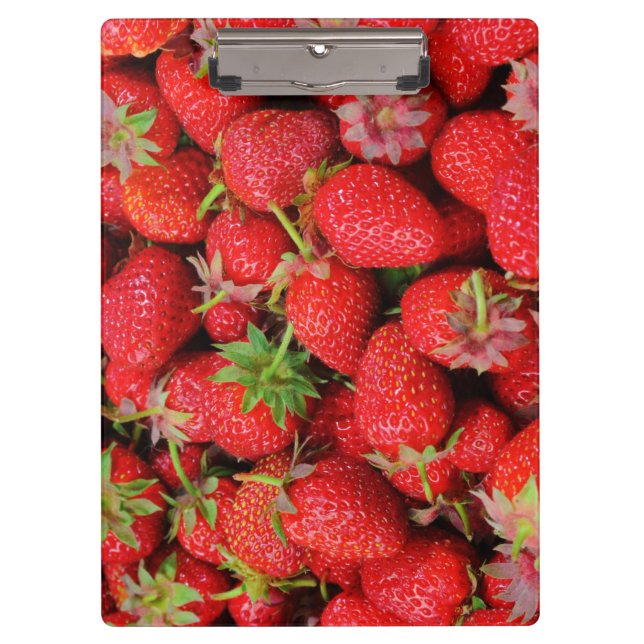 Erdbeeren Klemmbrett (Vorderseite)