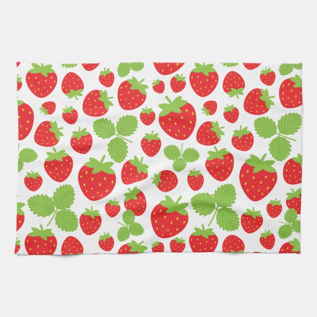 Erdbeeren Küchentücher (Horizontal)