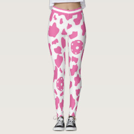 🍓 🐄 Erdbeeren-Kuh-Pickleball Leggings