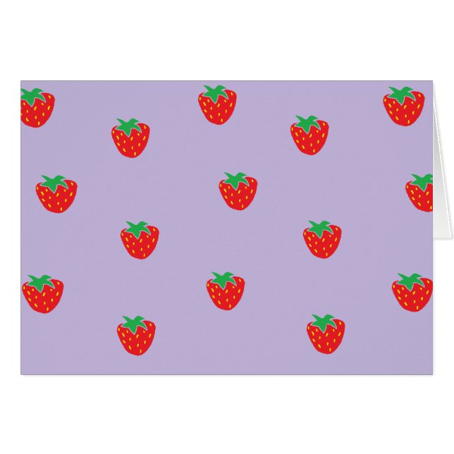 Erdbeeren lila (Vorderseite (Horizontal))