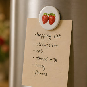 Erdbeeren Magnet