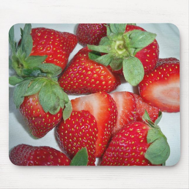Erdbeeren Mousepad (Vorne)