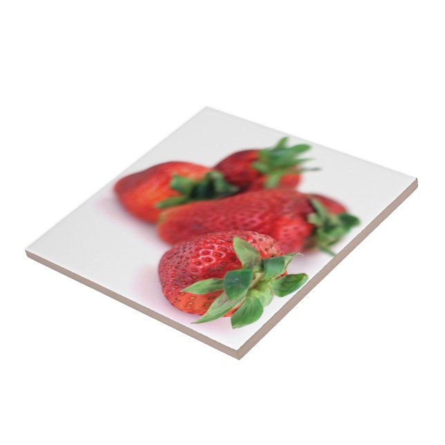Erdbeeren Nah Foto Tiles Fliese (Seite)