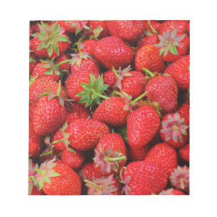 Erdbeeren Notizblock