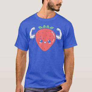 Erdbeeren Obst Lover Vegan Vegetarian Healthy T- T-Shirt