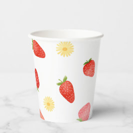 Erdbeeren Party Paper Cups Pappbecher