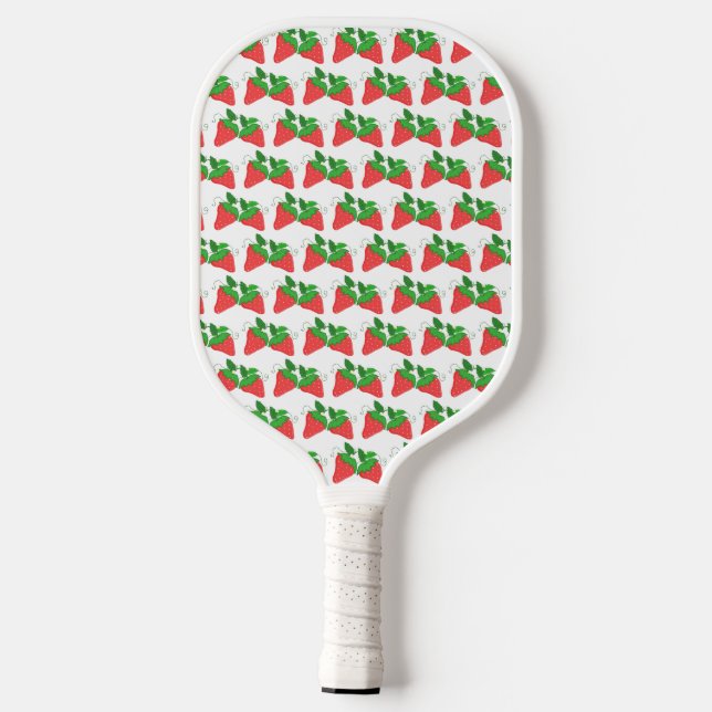 Erdbeeren Pickleball Paddle (Rückseite)