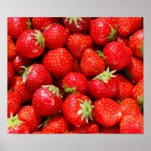 Erdbeeren Poster